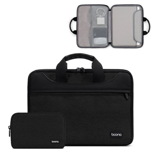 Baona BN-I003 Oxford Cloth Full Open Portable Waterproof Laptop Bag, Size: 16/17 inches(Black+Power Bag) - 15.6 - 17 inch by Baona | Online Shopping UK | buy2fix