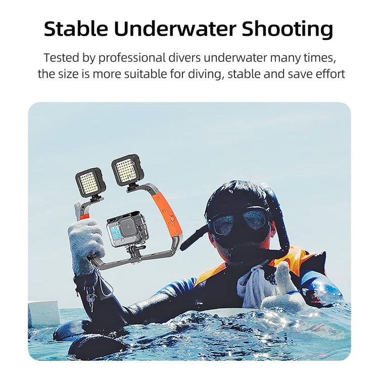 TELESIN  Action Camera Handheld Grip Stabilizer Underwater Scuba Diving Mount - DJI & GoPro Accessories by TELESIN | Online Shopping UK | buy2fix