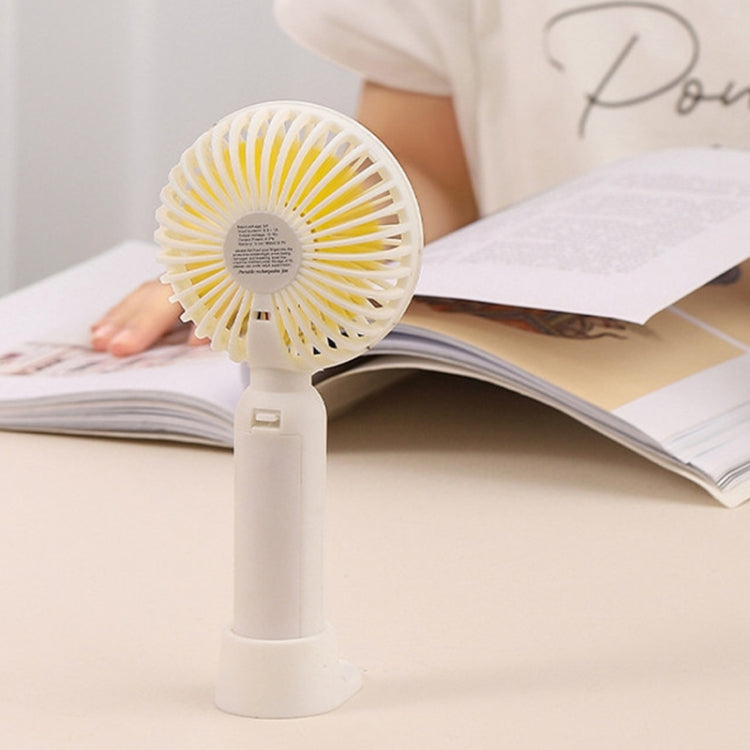 M9 Handheld Mini Fan Outdoor USB Charging Desktop Fan 1500mAh(White) - Consumer Electronics by buy2fix | Online Shopping UK | buy2fix