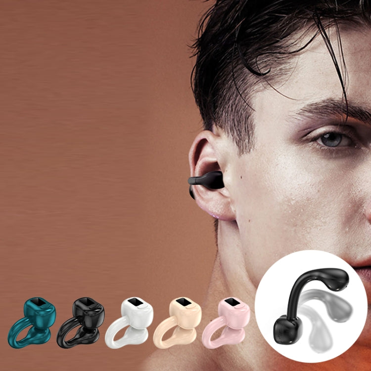 M10 IPX5 Waterproof Ear Clip Bluetooth Earphones, Style: Doble White - Bluetooth Earphone by buy2fix | Online Shopping UK | buy2fix