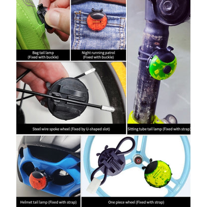 Ladybug Wheel Light Children Balance Bike Bicycle Hub Light, Color: Manual Red - Decorative Lights by buy2fix | Online Shopping UK | buy2fix