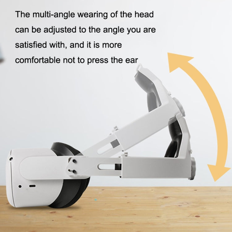 Hifylux Q2-TD79 For Oculus Quest 2 Decompression Comfortable Headband Set VR Glasses Accessories(White) - Consumer Electronics by buy2fix | Online Shopping UK | buy2fix