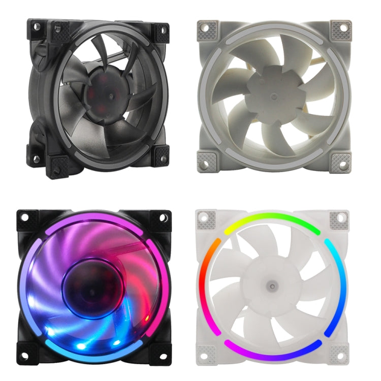 MF8025 Magnetic Suspension FDB Dynamic Pressure Bearing 4pin PWM Chassis Fan, Style: Non-luminous (White) -  by buy2fix | Online Shopping UK | buy2fix