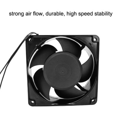 XIN RUI FENG XRX1203 220V Double Roller Cooling Fan 12cm Cabinet Power Distribution Cabinet Shaft - Fan Cooling by XIN RUI FENG | Online Shopping UK | buy2fix