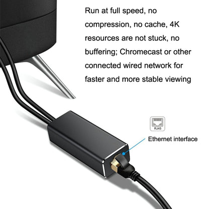 RJ45 Micro USB to 100M Ethernet Adapter Steady Watch Video -  by buy2fix | Online Shopping UK | buy2fix