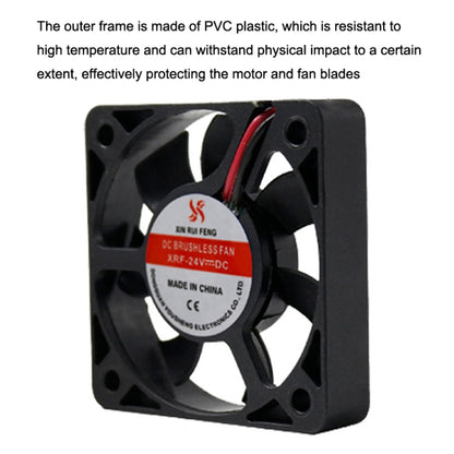 3pcs XIN RUI FENG 5V Ball Bearing 5cm Silent DC Cooling Fan - Fan Cooling by XIN RUI FENG | Online Shopping UK | buy2fix