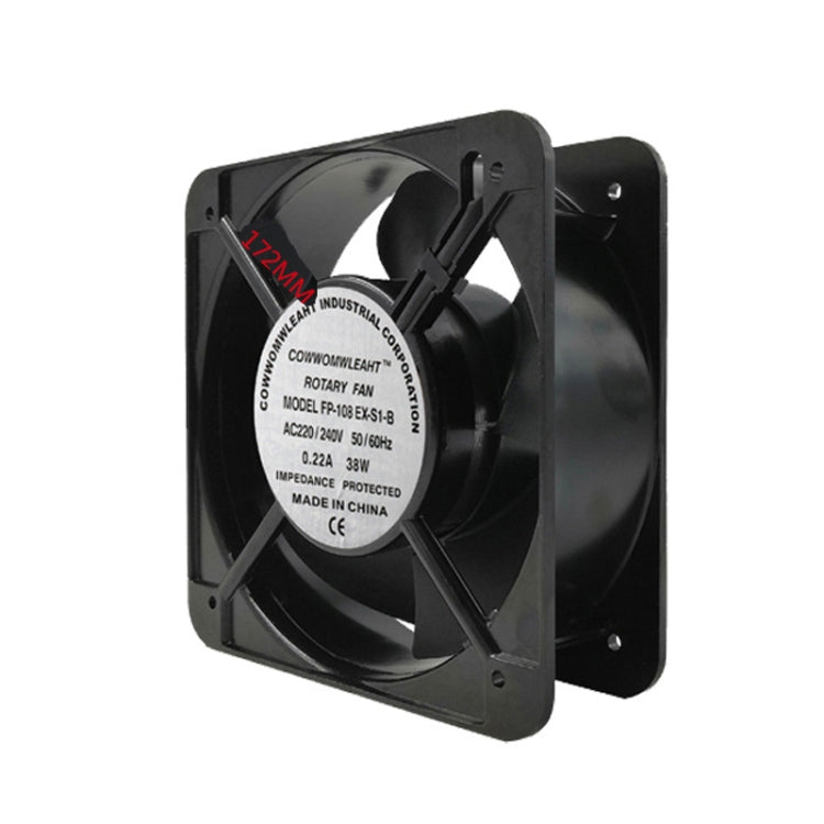 220V 38W 15cm Roller Chassis Electrical Cabinet Shaft Double Rolling Ball Bearing Fan - Fan Cooling by buy2fix | Online Shopping UK | buy2fix