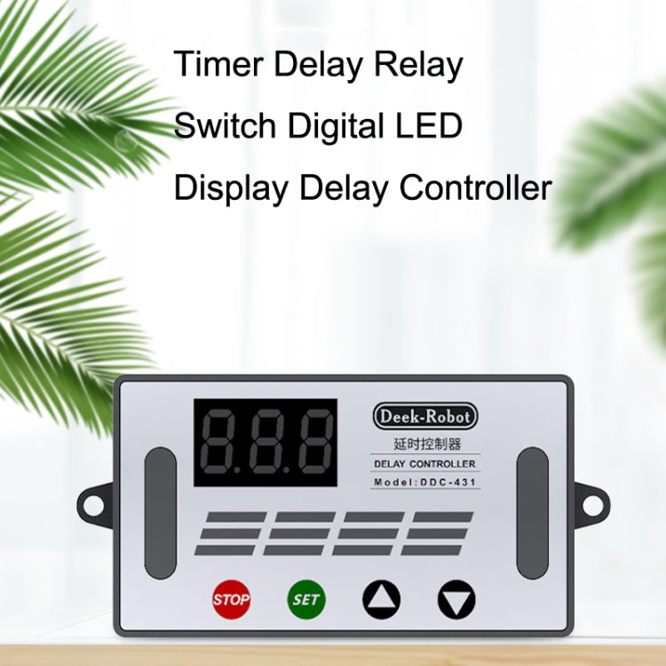 Deek-Robot DDC-431 Timer Delay Relay Switch Digital LED Display Delay Controller - Relay Module by buy2fix | Online Shopping UK | buy2fix