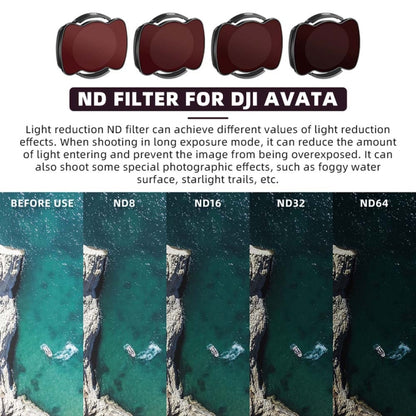 For DJI Avata RCSTQ Magnetic Filter Drone Accessories UV - Lens Filter by RCSTQ | Online Shopping UK | buy2fix