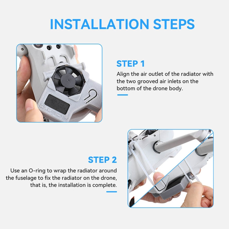 For DJI Mini 3 Pro RCSTQ Flight Fuselage Radiator Cooling Fan Drone Accessories(As Show) - Other by RCSTQ | Online Shopping UK | buy2fix