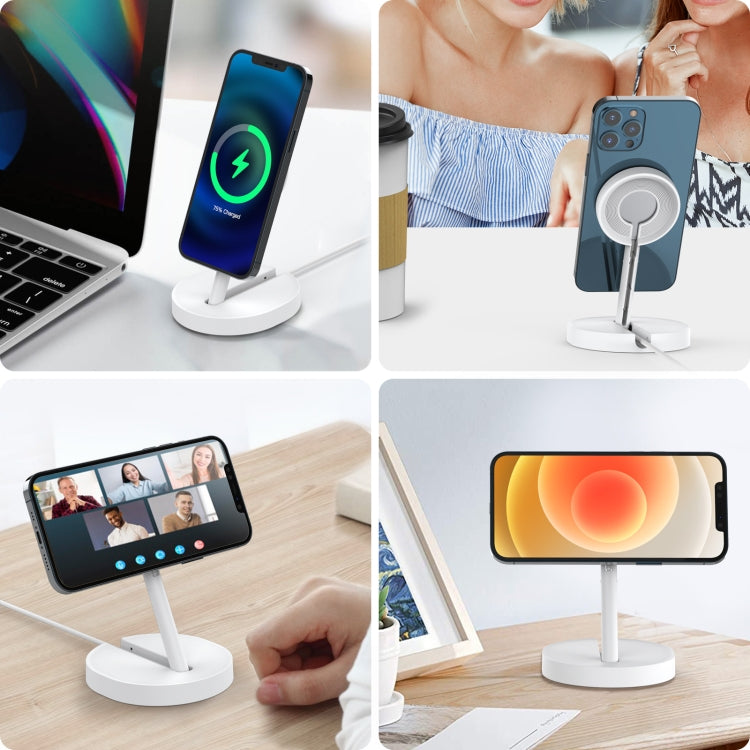 For IPhone12/13/14 Series AhaStyle PT137 Magnetic Charging Stand - Desktop Holder by AhaStyle | Online Shopping UK | buy2fix