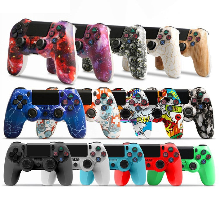 For PS4 Wireless Bluetooth Game Controller With Light Strip Dual Vibration Game Handle(Fantastic Purple) - Gamepads by buy2fix | Online Shopping UK | buy2fix
