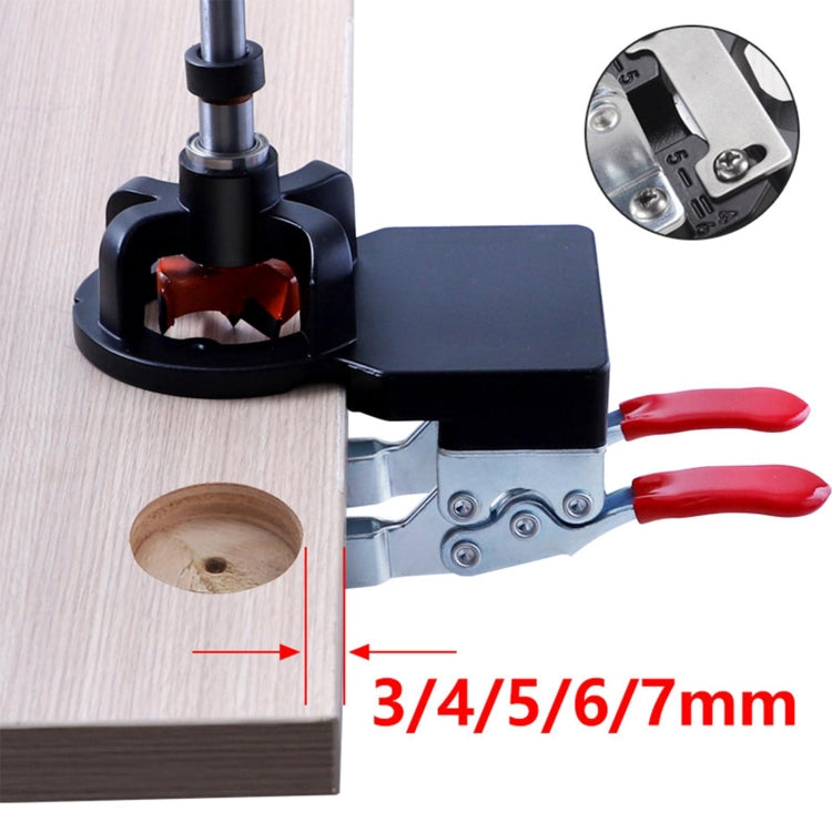 8 In 1 Aluminum Alloy 35mm Hinge Opener Hinge Punch Positioning Tool - Others by buy2fix | Online Shopping UK | buy2fix