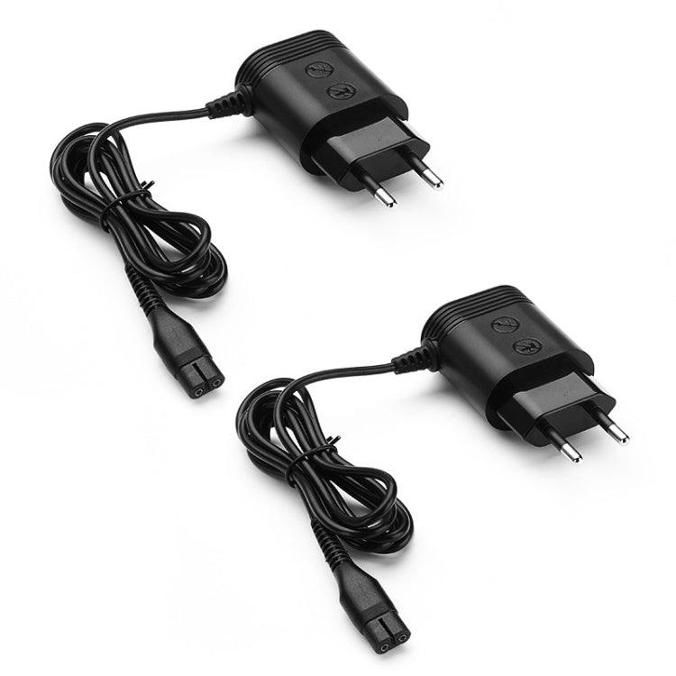 2pcs A00390 4.3V 70mA Shaver EU Plug Charger For S300 / S511 / S520 / S1010 / S1000 / YQ308 - Accessories by buy2fix | Online Shopping UK | buy2fix