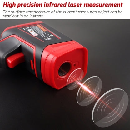 TASI TA603E -32-2200 degrees Celsius Color Screen Infrared Thermometer Industrial Electronic Thermometer - Thermostat & Thermometer by TASI | Online Shopping UK | buy2fix