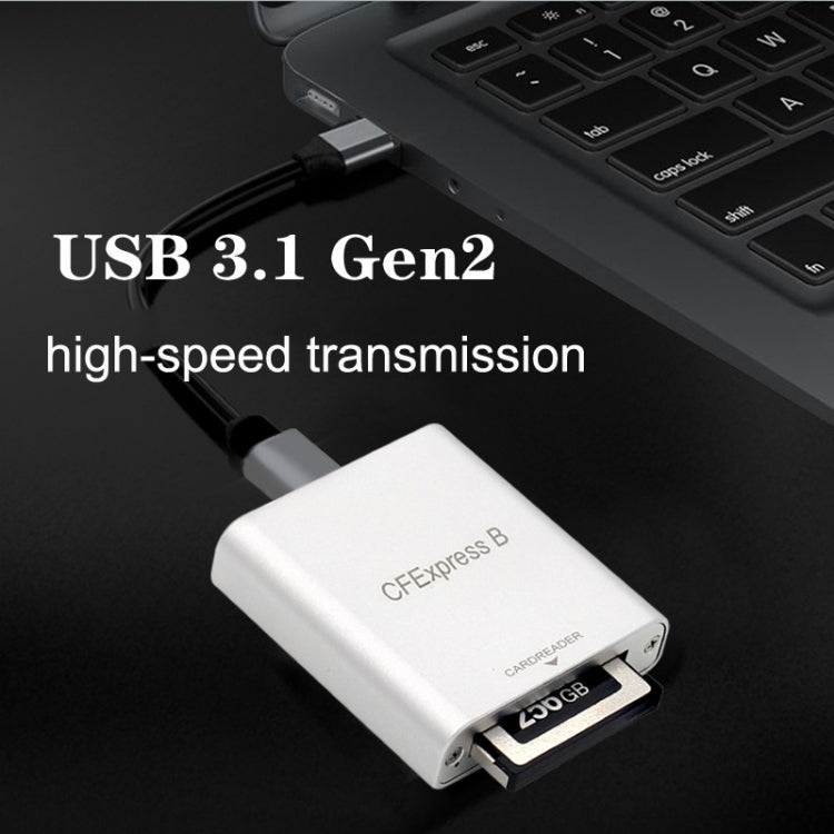 10G High Speed USB3.2 Z6/Z7 1DX3 Wiring CFEXPRESS Card Reader With C-C Line -  by buy2fix | Online Shopping UK | buy2fix