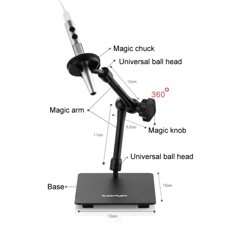 5 Million Digital Electron Microscope Magnifying Dermatoscope, Specification: B008+Z008 High Low Lifting Racks - Digital Microscope by buy2fix | Online Shopping UK | buy2fix