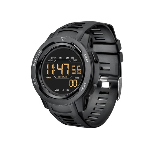 Calorie Pedometer Alarm Clock Waterproof Multifunctional Mountain Sports Shockproof Smartwatch(Black) - LED Digital Watches by buy2fix | Online Shopping UK | buy2fix