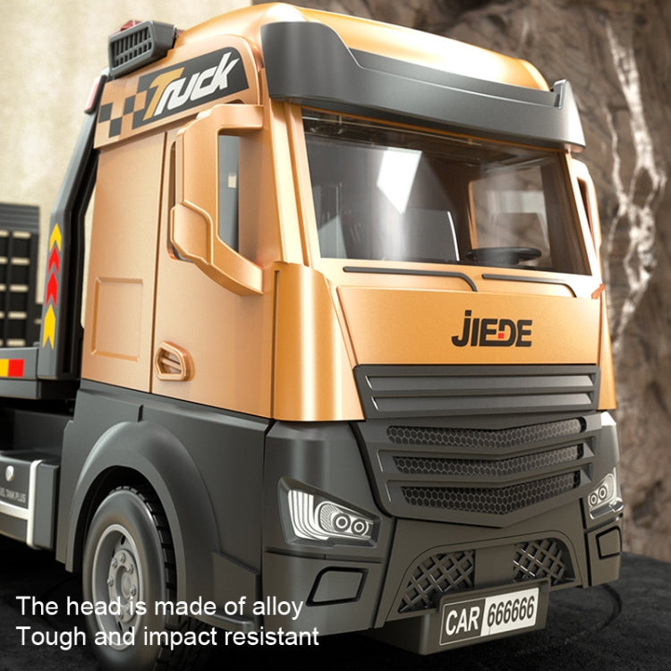 JIEDE Rescue Truck Alloy Engineering Vehicle Toy Children Wisdom Simulation Model Car - Model Toys by JIEDE | Online Shopping UK | buy2fix