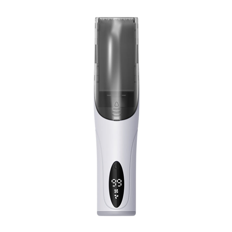 Electric Waterproof Hairdresser Children Low Noise Rechargeable Push Clipper, Specification: Digital Version White - Hair Trimmer by buy2fix | Online Shopping UK | buy2fix