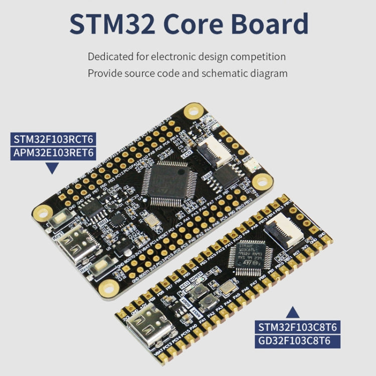 Yahboom MCU RCT6 Development Board STM32 Experimental Board ARM System Core Board, Specification: STM32F103C8T6 - Arduino Nucleo Accessories by Yahboom | Online Shopping UK | buy2fix