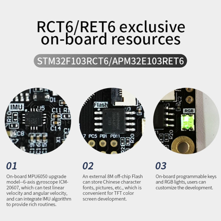 Yahboom MCU RCT6 Development Board STM32 Experimental Board ARM System Core Board, Specification: STM32F103C8T6 - Arduino Nucleo Accessories by Yahboom | Online Shopping UK | buy2fix