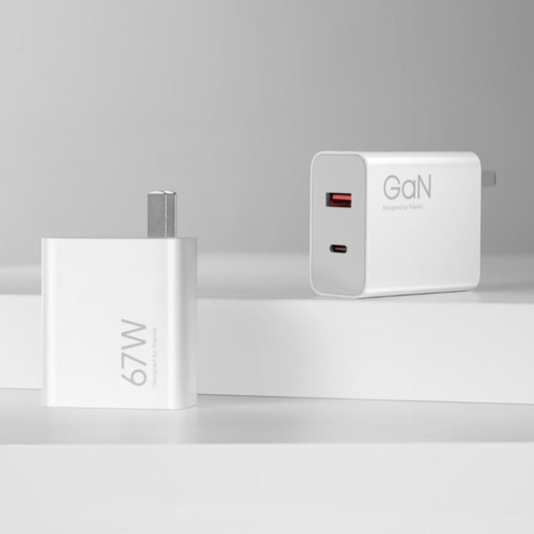 Original Xiaomi 67W GaN 1C+1A Dual Port Smart Fast Charger, US Plug(White) - USB Charger by Xiaomi | Online Shopping UK | buy2fix