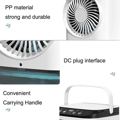 Desktop Mini Cold Air Fan Home Humidifier Dual Spray Air Conditioning Fan With CN Plug - Electric Fans by buy2fix | Online Shopping UK | buy2fix