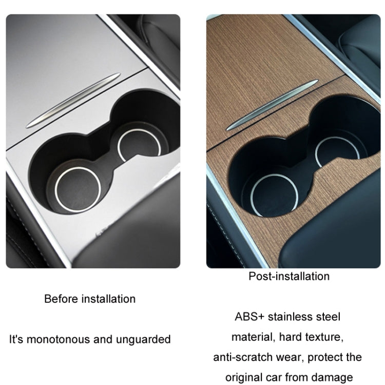 For Tesla Model3/Y Central Control Panel Modification Anti-Scratch Protective Sticker(Carbon Fiber Bright) - Car Interior Mouldings by buy2fix | Online Shopping UK | buy2fix