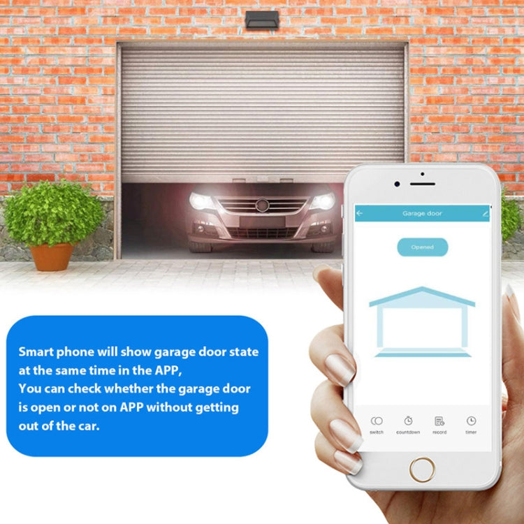 Tuya APP Remote Control WIFI Smart Garage Door Controller, Specification: US Plug - Smart Switch by Tuya | Online Shopping UK | buy2fix