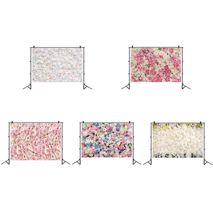 2.1 X 1.5m Festive Photography Backdrop 3D Wedding Flower Wall Hanging Cloth, Style: C-1856 - Valentines Day by buy2fix | Online Shopping UK | buy2fix