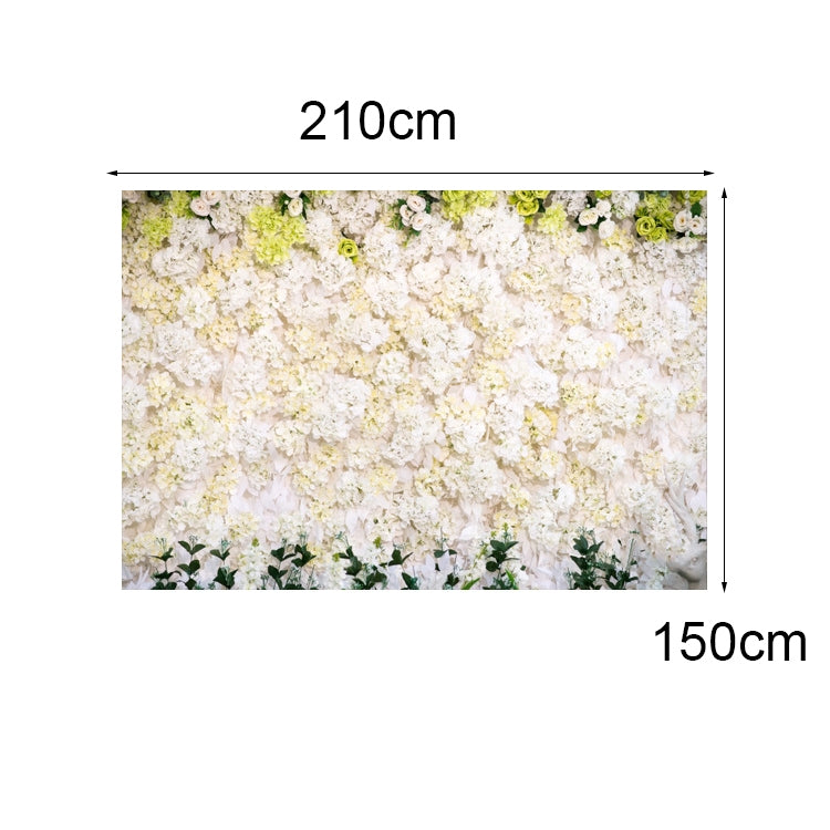 2.1 X 1.5m Festive Photography Backdrop 3D Wedding Flower Wall Hanging Cloth, Style: C-1856 - Valentines Day by buy2fix | Online Shopping UK | buy2fix