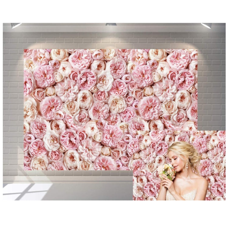 2.1 X 1.5m Festive Photography Backdrop 3D Wedding Flower Wall Hanging Cloth, Style: C-1856 - Valentines Day by buy2fix | Online Shopping UK | buy2fix