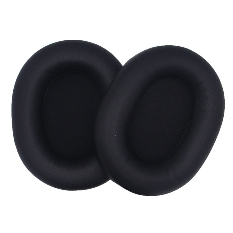 2pcs For Sony WH-1000XM5 Headphone Sponge Leather Case Earmuffs(Black) - Earmuff & Pad by buy2fix | Online Shopping UK | buy2fix