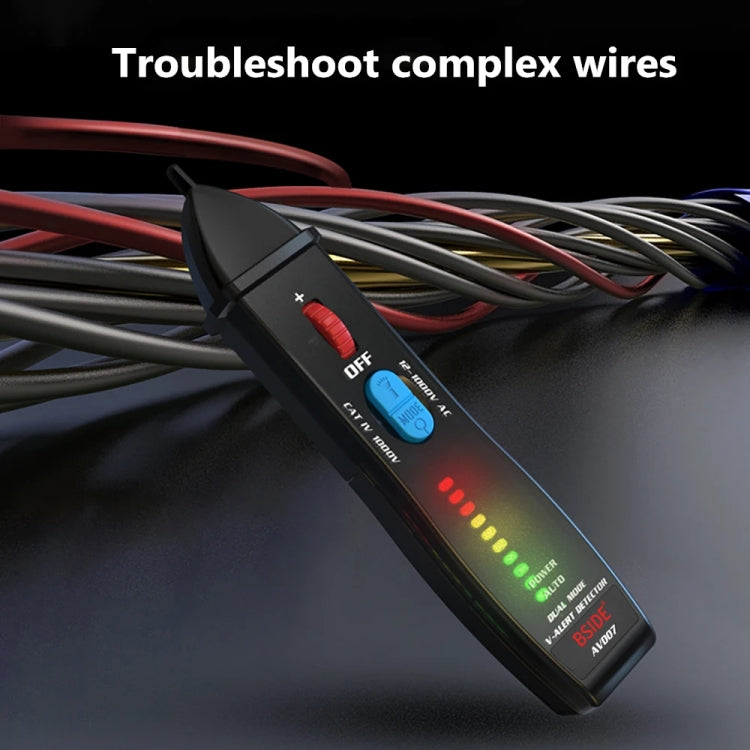 BSIDE AVD07 Smart Dual Mode Electric Pen Non-Contact Break-Point Sensing AC Voltage Tester - Current & Voltage Tester by BSIDE | Online Shopping UK | buy2fix