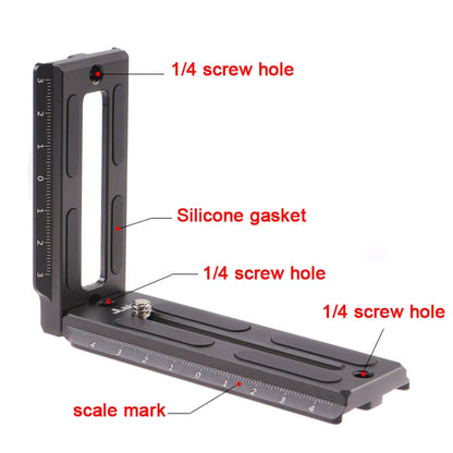 JLWIN Quick Release Plate L Bracket Plate for DJI Ronin RS 2 / RSC 2 /  RS 3 Gimbal Stabiliser - L-Bracket by JLWIN | Online Shopping UK | buy2fix