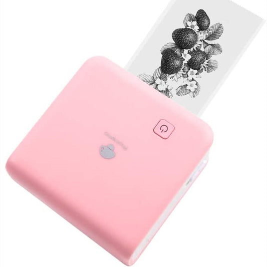 Phomemo M02 PRO Pocket Mini Small Portable Bluetooth Wrong Thermal Tag Printer(Pink) - Printer by Phomemo | Online Shopping UK | buy2fix