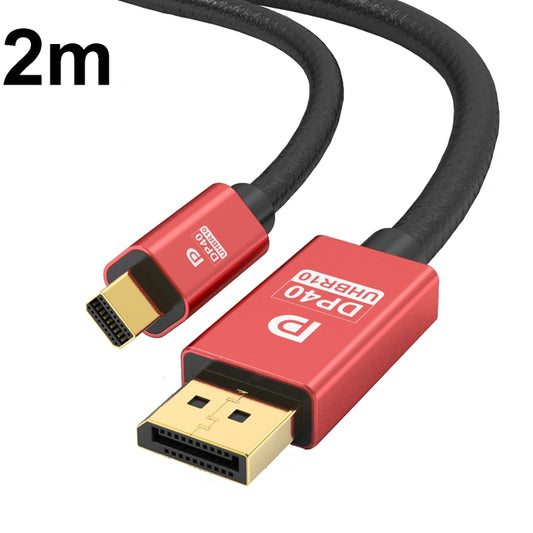 2m Version 2.1 Mini DP To DP Cable Monitor Computer Video Adapter Cable 30AWG OD6.3MM -  by buy2fix | Online Shopping UK | buy2fix