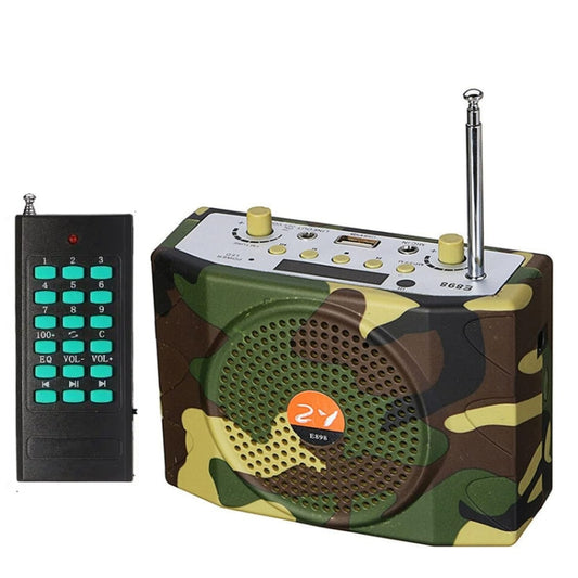 25W  Bluetooth Voice Amplifier Bird Hunting Speaker Supports USB/TF/FM 1000m Remote Control AU Plug(Camouflage) - Midrange Speaker & Frequency Divider by buy2fix | Online Shopping UK | buy2fix