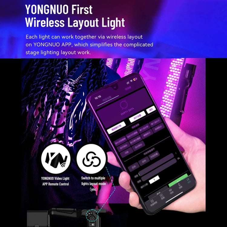 YONGNUO YN360IV 480 LEDs RGB APP Controlled Photography Fill Light, Spec: Standard+NP-F750 -  by YONGNUO | Online Shopping UK | buy2fix