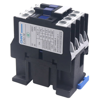 CHNT CJX2-6511 65A 220V Silver Alloy Contacts Multi-Purpose Single-Phase AC Contactor - Relays by CHNT | Online Shopping UK | buy2fix