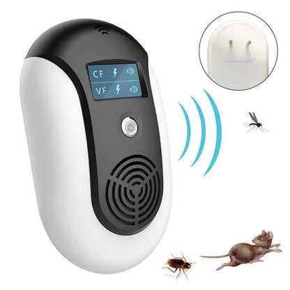 Electronic Pest Control Ultrasonic Pest Repeller(Black) - Home & Garden by buy2fix | Online Shopping UK | buy2fix