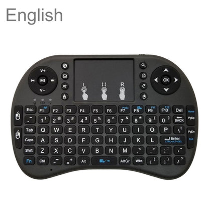 Support Language: English i8 Air Mouse Wireless Keyboard with Touchpad for Android TV Box & Smart TV & PC Tablet & Xbox360 & PS3 & HTPC/IPTV - MINI PC Accessories & Gadgets by buy2fix | Online Shopping UK | buy2fix