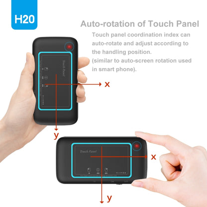 H20 2.4GHz Mini Smart Wireless Multi-Touch Touch Keyboard -  by buy2fix | Online Shopping UK | buy2fix