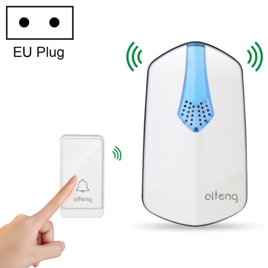 AITENG V026J Wireless Batteryless WIFI Doorbell, EU Plug - Security by AITENG | Online Shopping UK | buy2fix