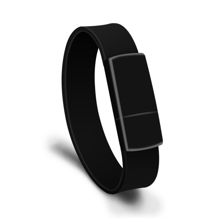 MicroDrive 4GB USB 2.0 Fashion Bracelet Wristband U Disk (Black) - Computer & Networking by MicroDrive | Online Shopping UK | buy2fix